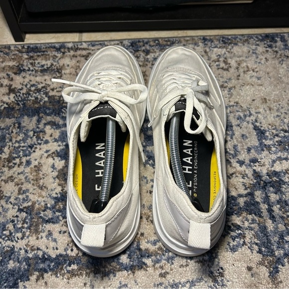 Cole Haan Grandpro Rally Canvas White Court Sneakers Size 11 - Picture 9 of 13